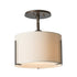 Hubbardton Forge Exos Single Shade Semi Flush Model: 126498-SKT-03-SA1099