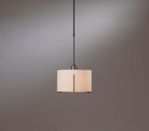 Hubbardton Forge Exos Small Single Shade Pendant Model: 139590-FLU-SHRT-03-SA1099