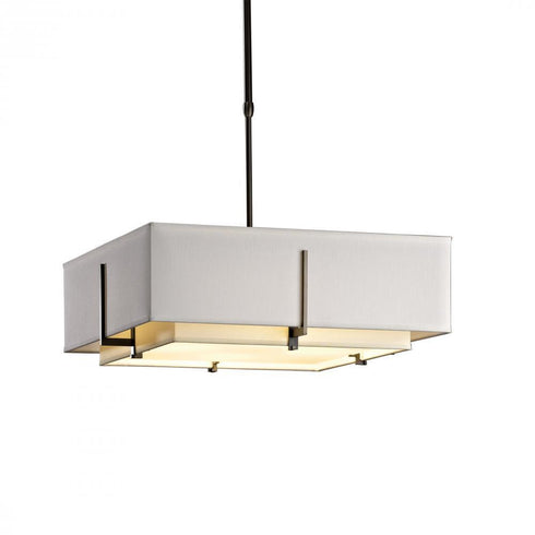 Hubbardton Forge Exos Square Double Shade Pendant Model: 139630-SKT-STND-84-SA1605-SJ2012