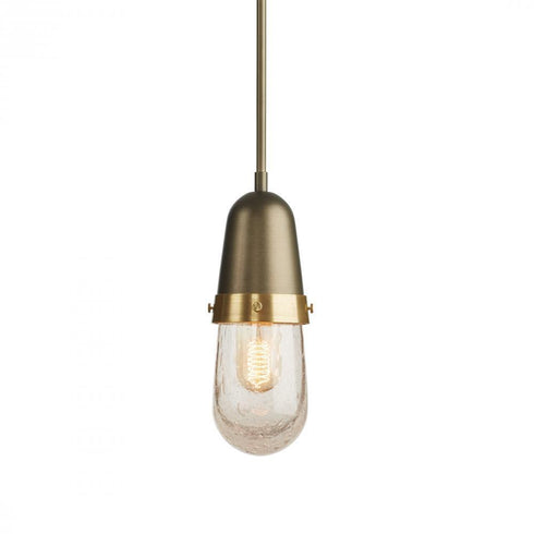 Hubbardton Forge Fizz Mini Pendant Model: 187000-SKT-STND-25-BR-YG0512