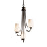 Hubbardton Forge Flora 3 Arm Chandelier Model: 103033-SKT-14-GG0303