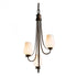 Hubbardton Forge Flora 3 Arm Chandelier Model: 103033-SKT-82-GG0303