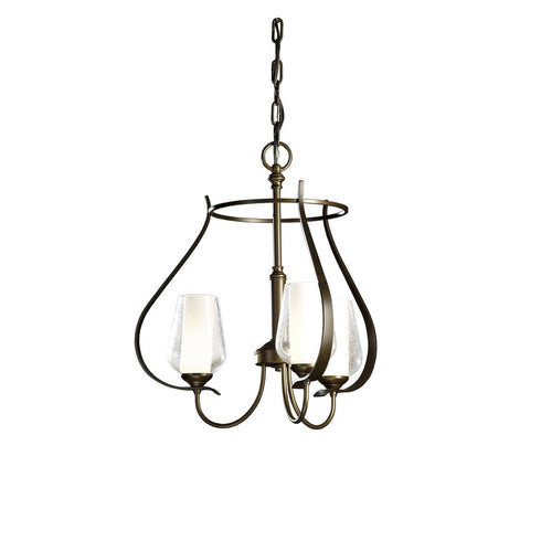 Hubbardton Forge Flora 3 Arm Chandelier Model: 103047-SKT-85-GG0303