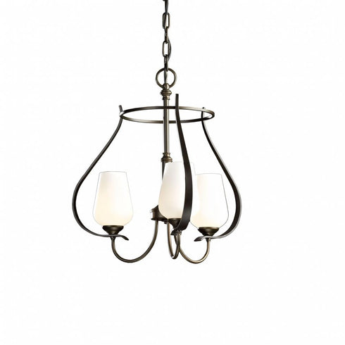 Hubbardton Forge Flora 3 Arm Chandelier Model: 103047-SKT-86-GG0303