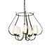 Hubbardton Forge Flora 5 Arm Chandelier Model: 103045-SKT-82-GG0303