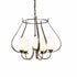 Hubbardton Forge Flora 5 Arm Chandelier Model: 103045-SKT-82-GG0303