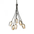 Hubbardton Forge Flora 6 Arm Chandelier Model: 103043-SKT-82-GG0303