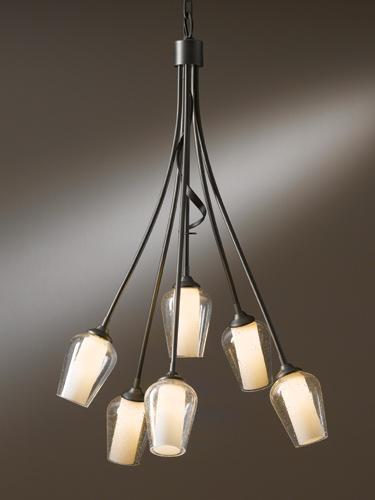 Hubbardton Forge Flora 6 Arm Chandelier Model: 103043-SKT-82-GG0303