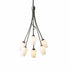 Hubbardton Forge Flora 6 Arm Chandelier Model: 103043-SKT-82-GG0303