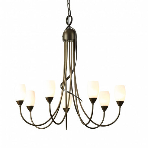 Hubbardton Forge Flora 7 Arm Chandelier Model: 103049-SKT-14-GG0444