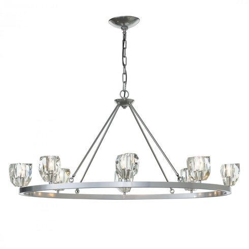 Hubbardton Forge Gatsby 8 Light Chandelier Model: 105021-SKT-82-CR