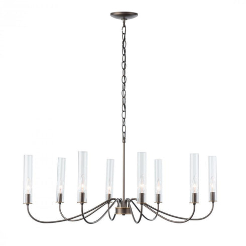 Hubbardton Forge Grace 8 Arm Chandelier Model: 105050-SKT-86-BR-ZM0611