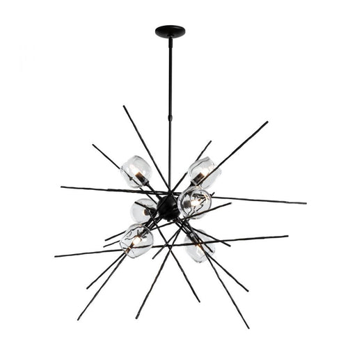 Hubbardton Forge Griffin Starburst Pendant Model: 131590-SKT-SHRT-84-YL0709