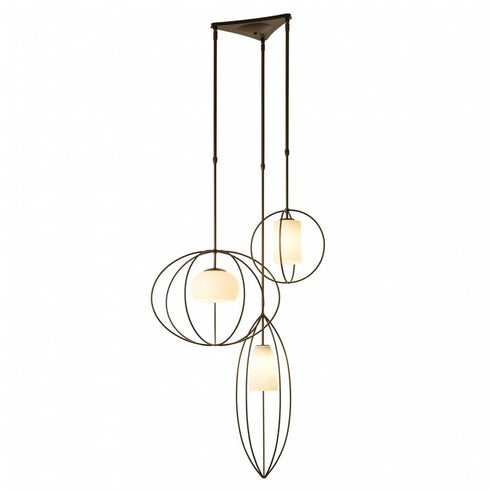 Hubbardton Forge Interlude Treble Pendant Model: 136330-SKT-LONG-84-GG0490