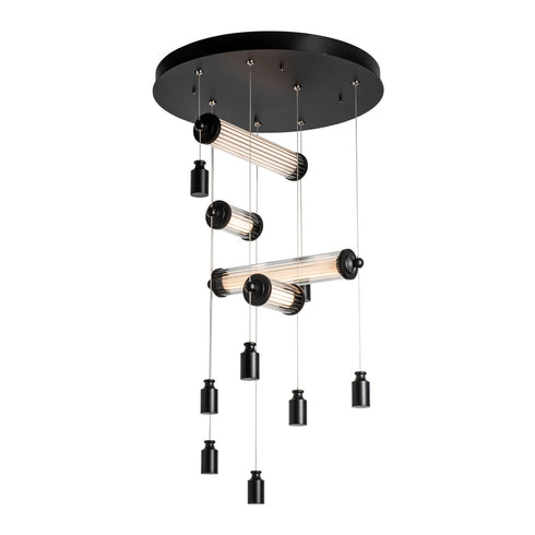 Hubbardton Forge Libra 4 Light LED Semi Flush Model: 129100-LED-84-ZM0696