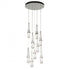 Hubbardton Forge Link 9 Light Clear Glass Round Pendant Model: 131108-SKT-STND-85-ZM0434