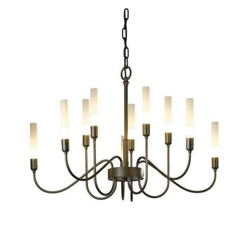 Hubbardton Forge Lisse 10 Arm Chandelier Model: 106030-SKT-14
