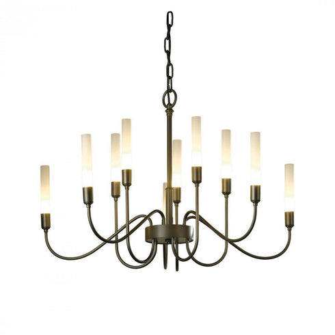 Hubbardton Forge Lisse 10 Arm Chandelier Model: 106030-SKT-25