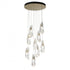 Hubbardton Forge Luma 9 Light Large Crystal Round Pendant Model: 131101-SKT-LONG-84-CR