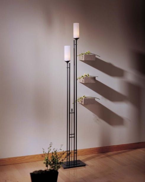 Hubbardton Forge Metra Twin Tall Floor Lamp Model: 248416-SKT-82-GG0073
