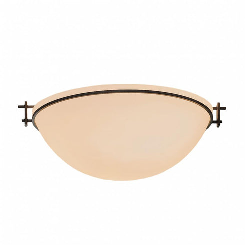 Hubbardton Forge Moonband Large Semi Flush Model: 124252-SKT-14-SS0050