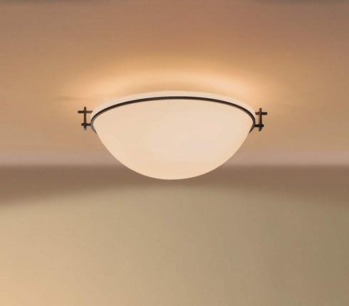 Hubbardton Forge Moonband Large Semi Flush Model: 124252-SKT-82-GG0050