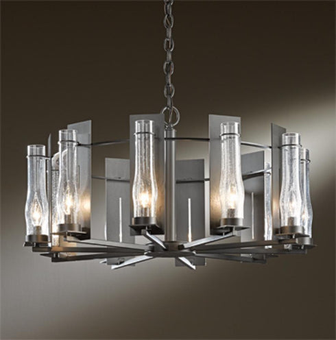 Hubbardton Forge New Town 10 Arm Chandelier Model: 103290-SKT-03-II0184