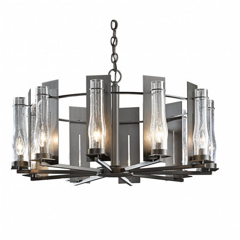 Hubbardton Forge New Town 10 Arm Chandelier Model: 103290-SKT-85-II0184