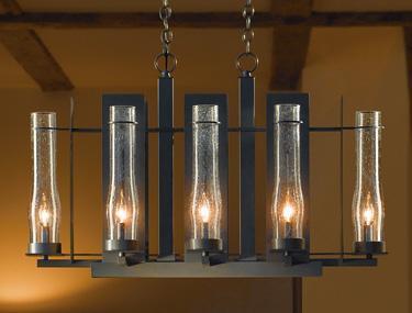 Hubbardton Forge New Town Large 8 Arm Chandelier Model: 103285-SKT-03-II0213