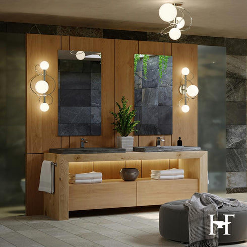 Hubbardton Forge Olympus 3 Light Semi Flush Model: 121360-SKT-85-GG0712
