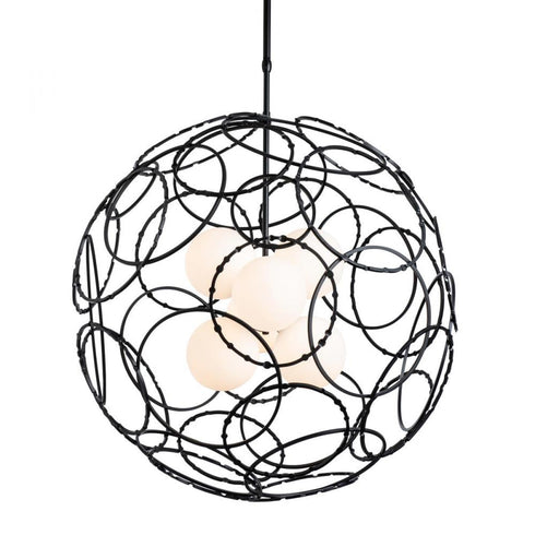 Hubbardton Forge Olympus Orb Pendant Model: 131602-SKT-SHRT-07-GG0677