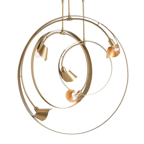 Hubbardton Forge Orion 3 Pipe Triple Pendant Model: 136439-SKT-SHRT-05