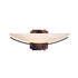 Hubbardton Forge Oval Impressions Sconce Model: 207370-SKT-20-GG0090