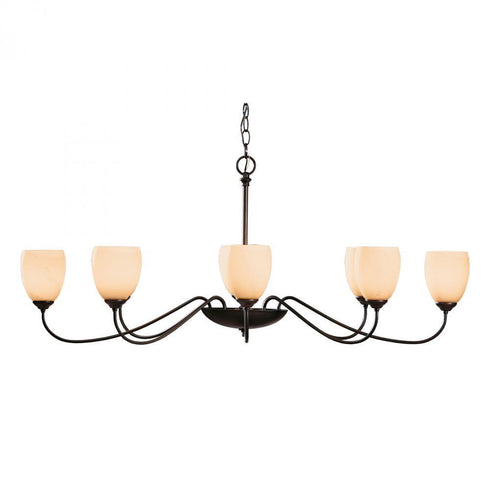 Hubbardton Forge Oval Large 8 Arm Chandelier Model: 101308-SKT-82-GG0083