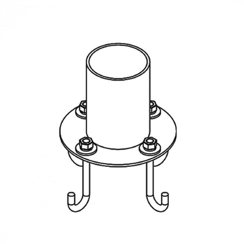 Hubbardton Forge Pier Mount Outdoor Model: 390013-07