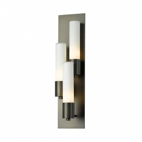Hubbardton Forge Pillar 3 Light Sconce Model: 204423-SKT-LFT-03-GG0392