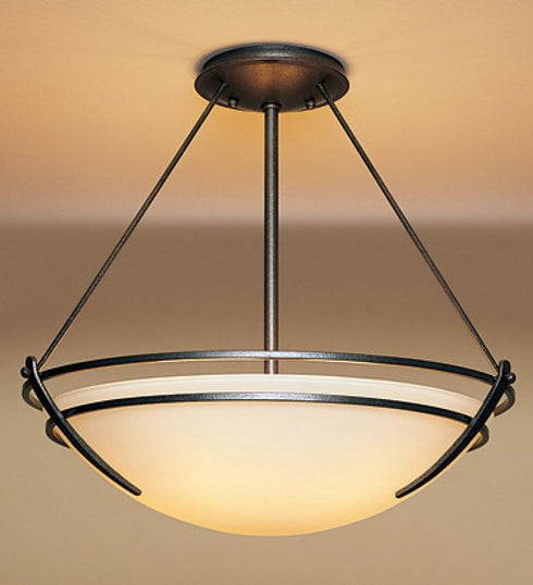 Hubbardton Forge Presidio Tryne Large Semi Flush Model: 124442-SKT-25-GG0054