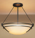 Hubbardton Forge Presidio Tryne Large Semi Flush Model: 124442-SKT-25-GG0054