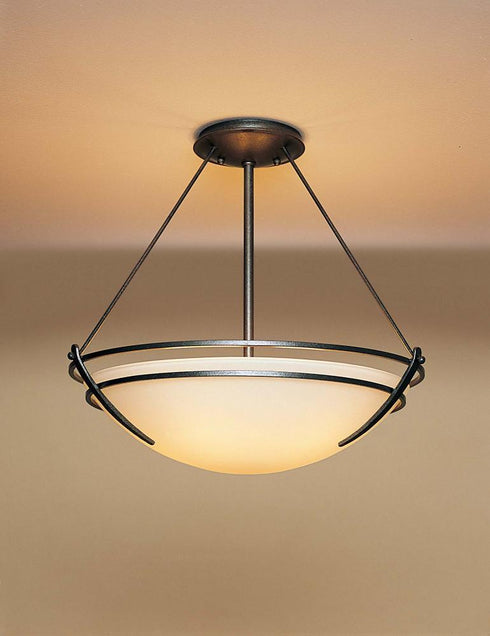 Hubbardton Forge Presidio Tryne Semi Flush Model: 124432-SKT-82-GG0020