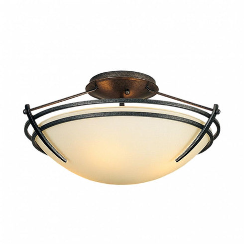 Hubbardton Forge Presidio Tryne Small Semi Flush Model: 124412-SKT-86-GG0047