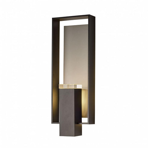 Hubbardton Forge Shadow Box Large Outdoor Sconce Model: 302605-SKT-10-10-ZM0546