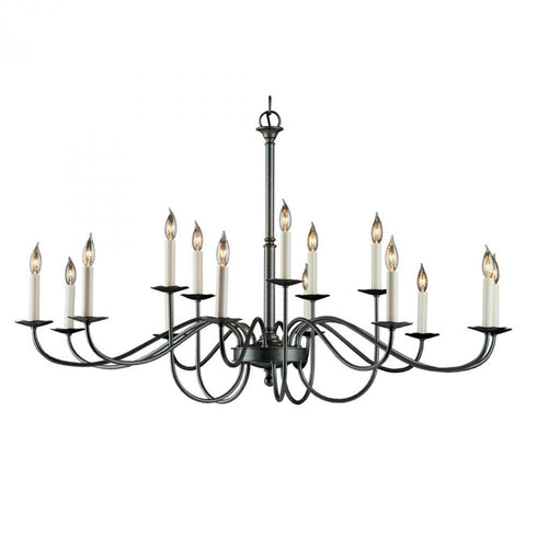 Hubbardton Forge Simple Lines 15 Arm Chandelier Model: 192044-SKT-82
