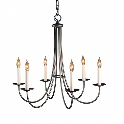 Hubbardton Forge Simple Sweep 6 Arm Chandelier Model: 101160-SKT-85