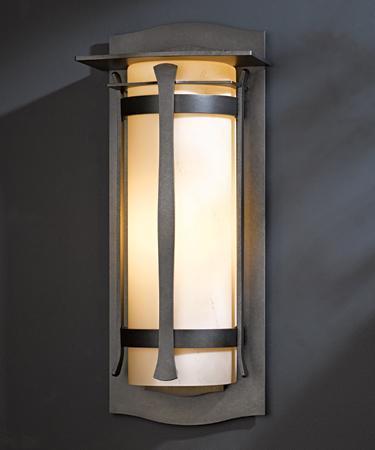 Hubbardton Forge Sonora Large Outdoor Sconce Model: 307115-SKT-73-GG0248