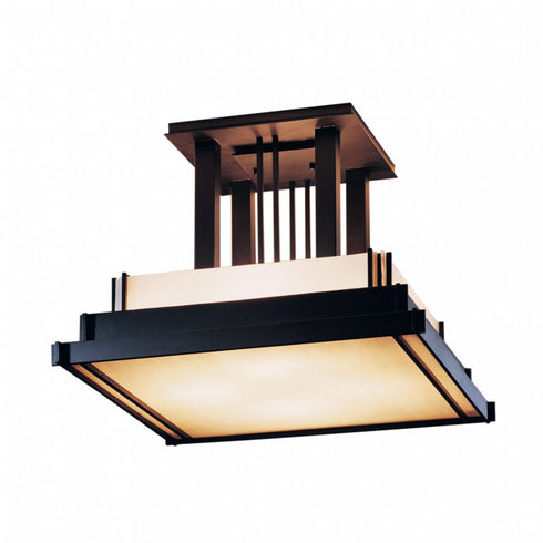 Hubbardton Forge Steppe Large Semi Flush Model: 123715-SKT-86-BB0416