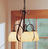 Hubbardton Forge Sweeping Taper 3 Arm Chandelier Model: 101441-SKT-05-GG0001