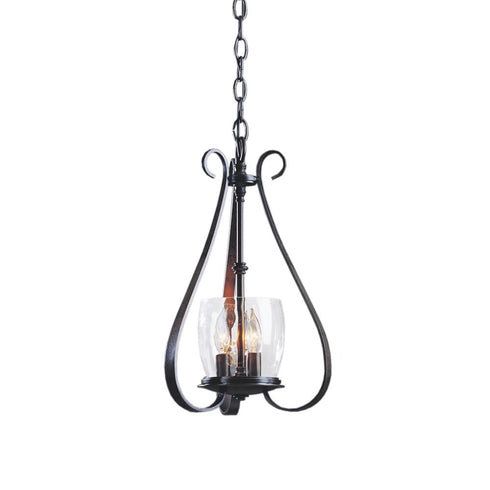Hubbardton Forge Sweeping Taper 3 Arm Chandelier Model: 101474-SKT-86-LL0088
