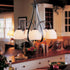 Hubbardton Forge Sweeping Taper 5 Arm Chandelier Model: 101445-SKT-03-GG0001