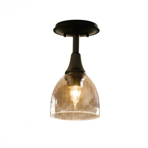 Hubbardton Forge Trumpet Semi Flush Model: 126703-SKT-84-LL0001