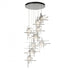 Hubbardton Forge Tura 9 Light Seeded Glass Round Pendant Model: 131107-SKT-STND-84-II0728